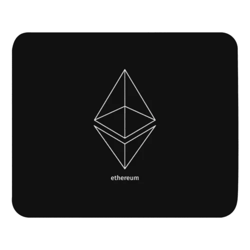 Ethereum Outlined Logo Mouse Pad