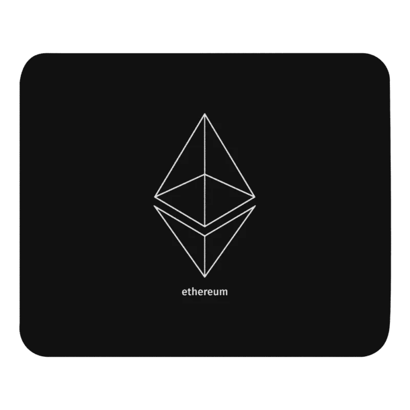 Ethereum Outlined Logo Mouse Pad