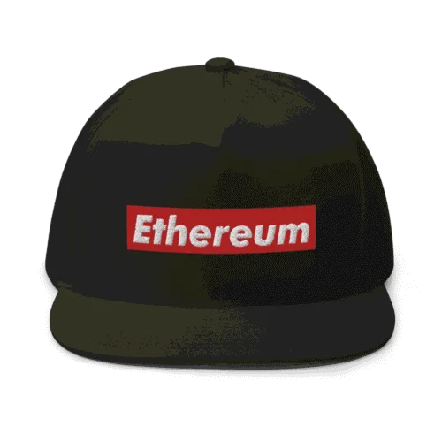 Ethereum (RED) Flat Bill Cap