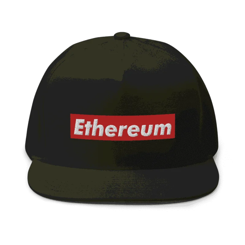 Ethereum (RED) Flat Bill Cap
