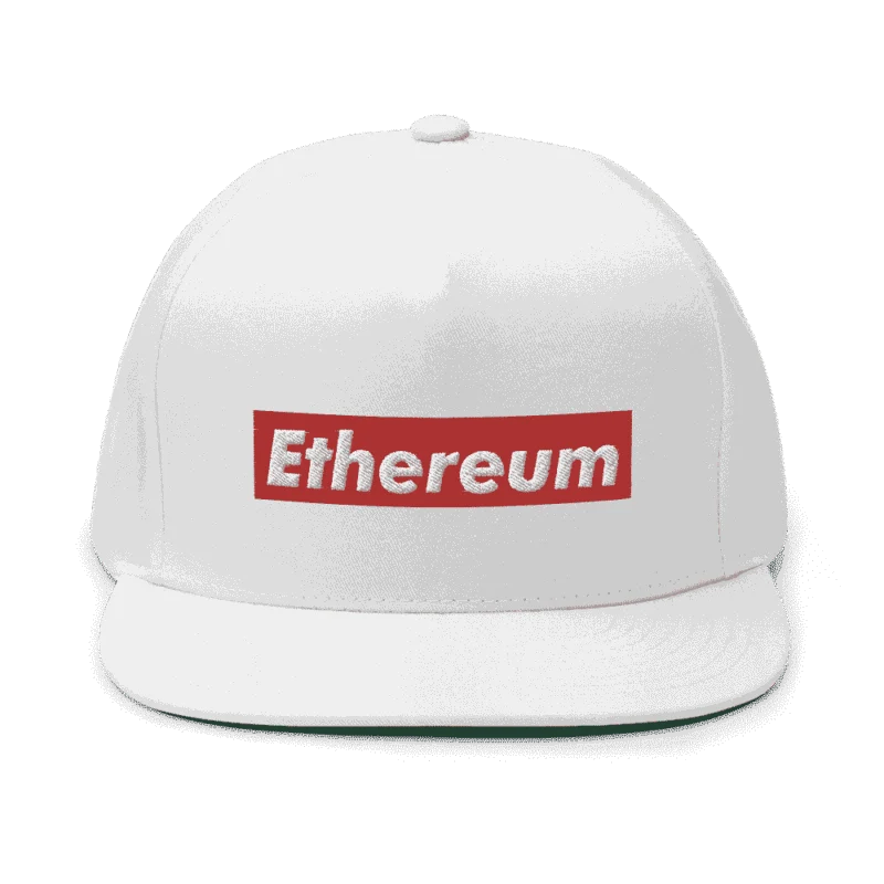 Ethereum (RED) Flat Bill Cap