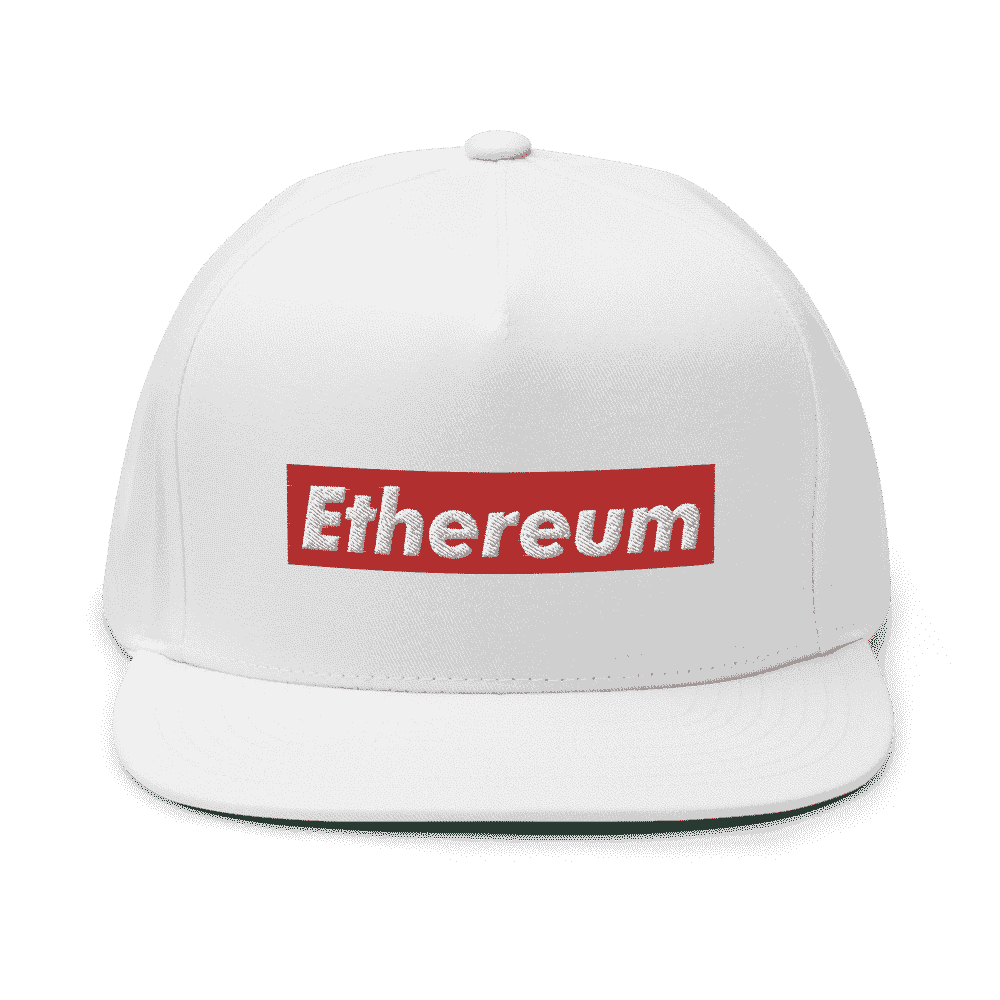 Ethereum (RED) Flat Bill Cap