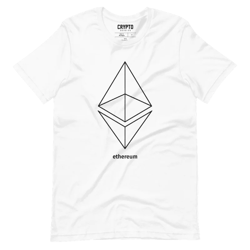Ethereum x Black Outline Logo T-Shirt