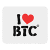 I Love BTC Mouse Pad