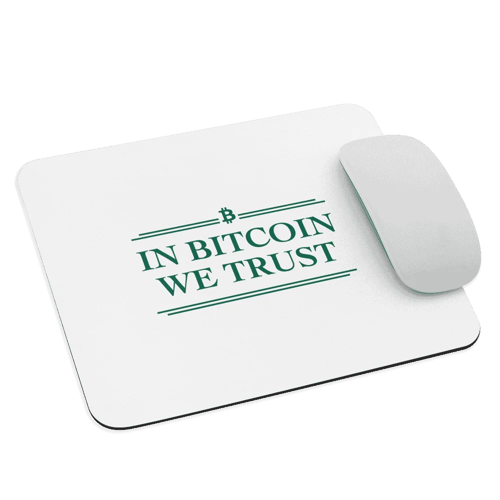 In Bitcoin We Trust Mouse Pad - Image 3