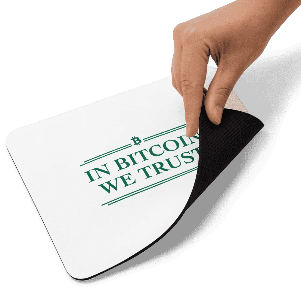 In Bitcoin We Trust Mouse Pad - Image 4