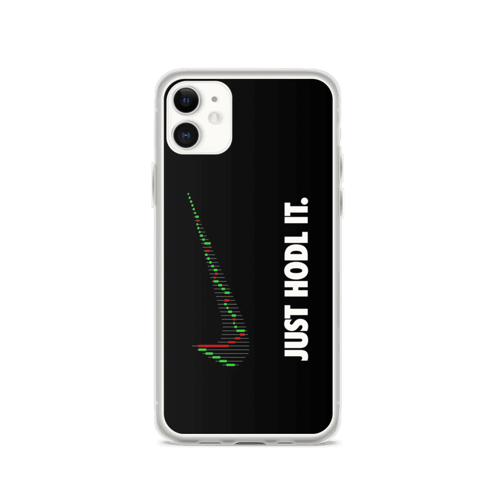 iphone case iphone 11 case on phone 6183e5706dc0c - Just HODL It iPhone Case