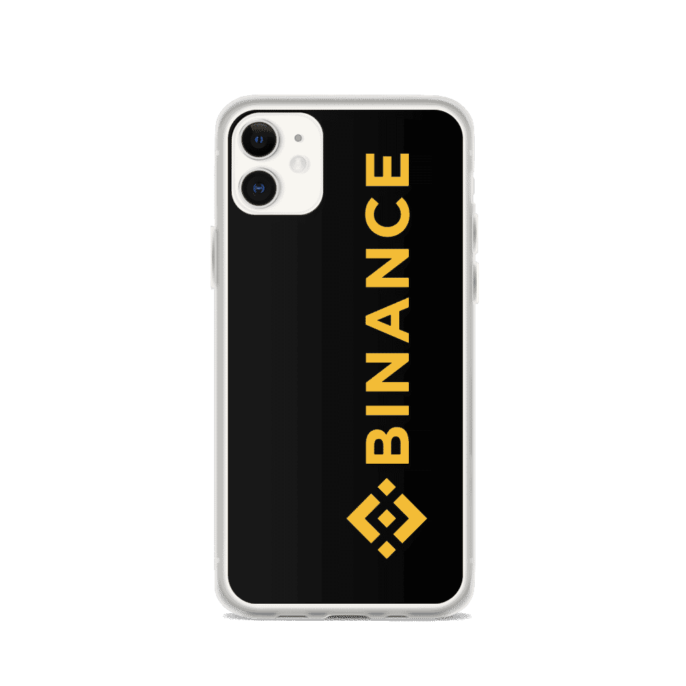 iphone case iphone 11 case on phone 6183e834f3047 - Binance Large Logo iPhone Case