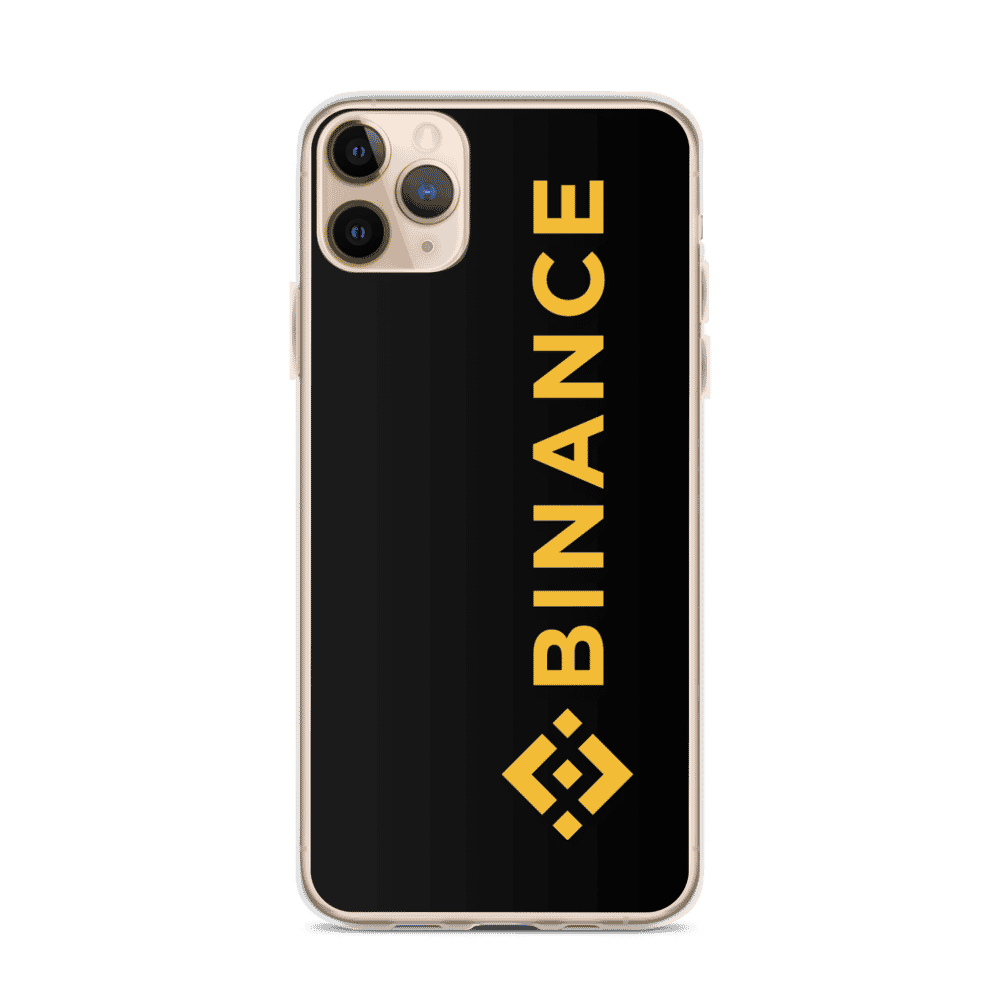 iphone case iphone 11 pro max case on phone 6183e834f322c - Binance Large Logo iPhone Case
