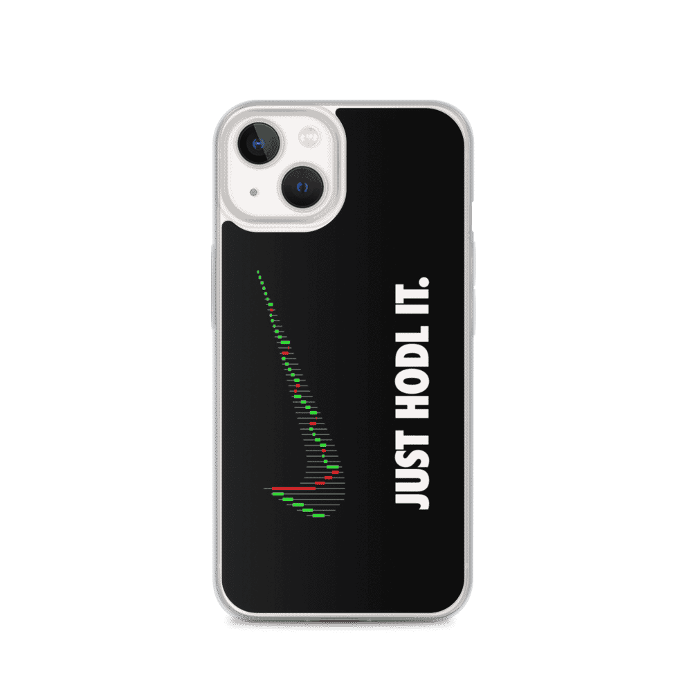 iphone case iphone 13 case on phone 6183e5706e2d3 - Just HODL It iPhone Case