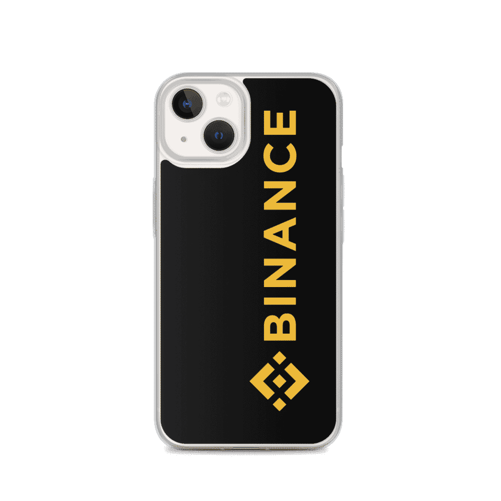iphone case iphone 13 case on phone 6183e834f378b - Binance Large Logo iPhone Case