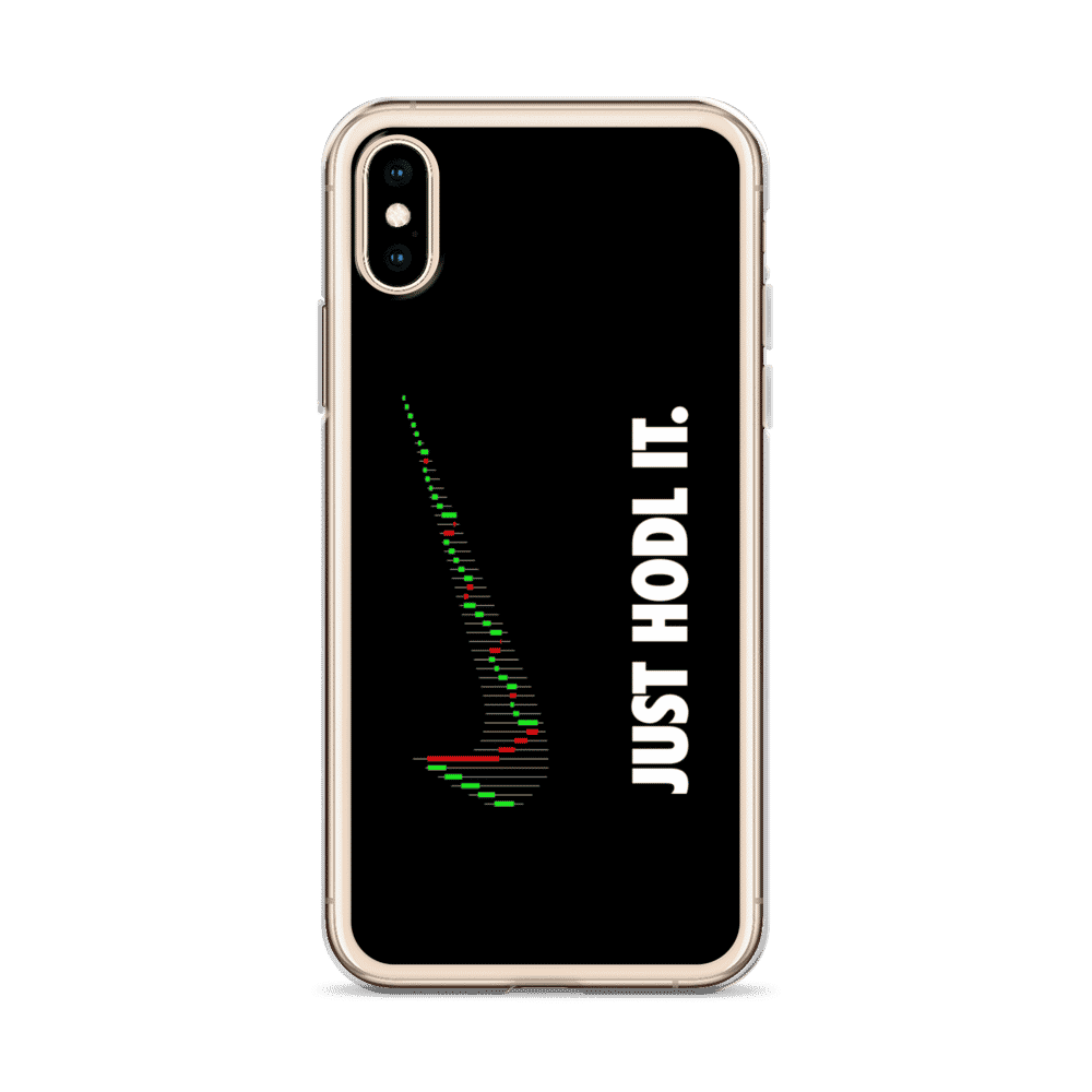 iphone case iphone x xs case on phone 6183e5706e43b - Just HODL It iPhone Case