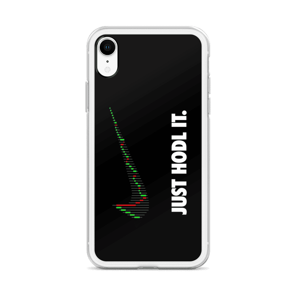 iphone case iphone xr case on phone 6183e5706e584 - Just HODL It iPhone Case