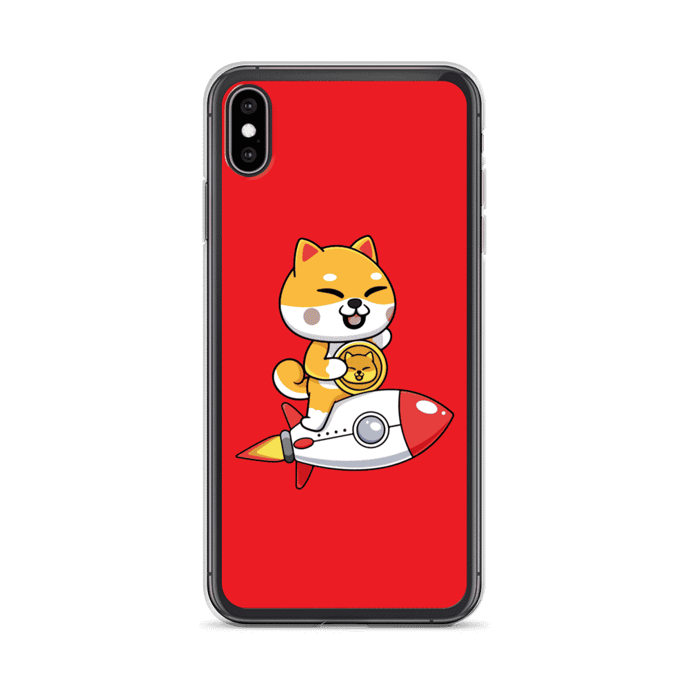 iphone case iphone xs max case on phone 6183e6fa8148d - Shiba Inu to the Moon iPhone Case