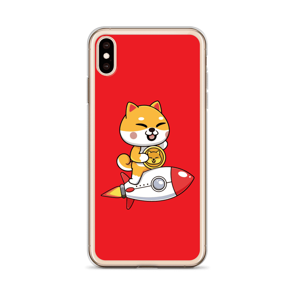 iphone case iphone xs max case on phone 6183e6fa814d3 - Shiba Inu to the Moon iPhone Case