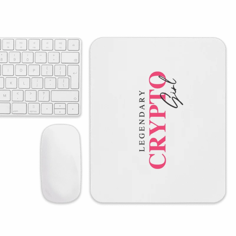 Legendary Crypto Girl Mouse Pad