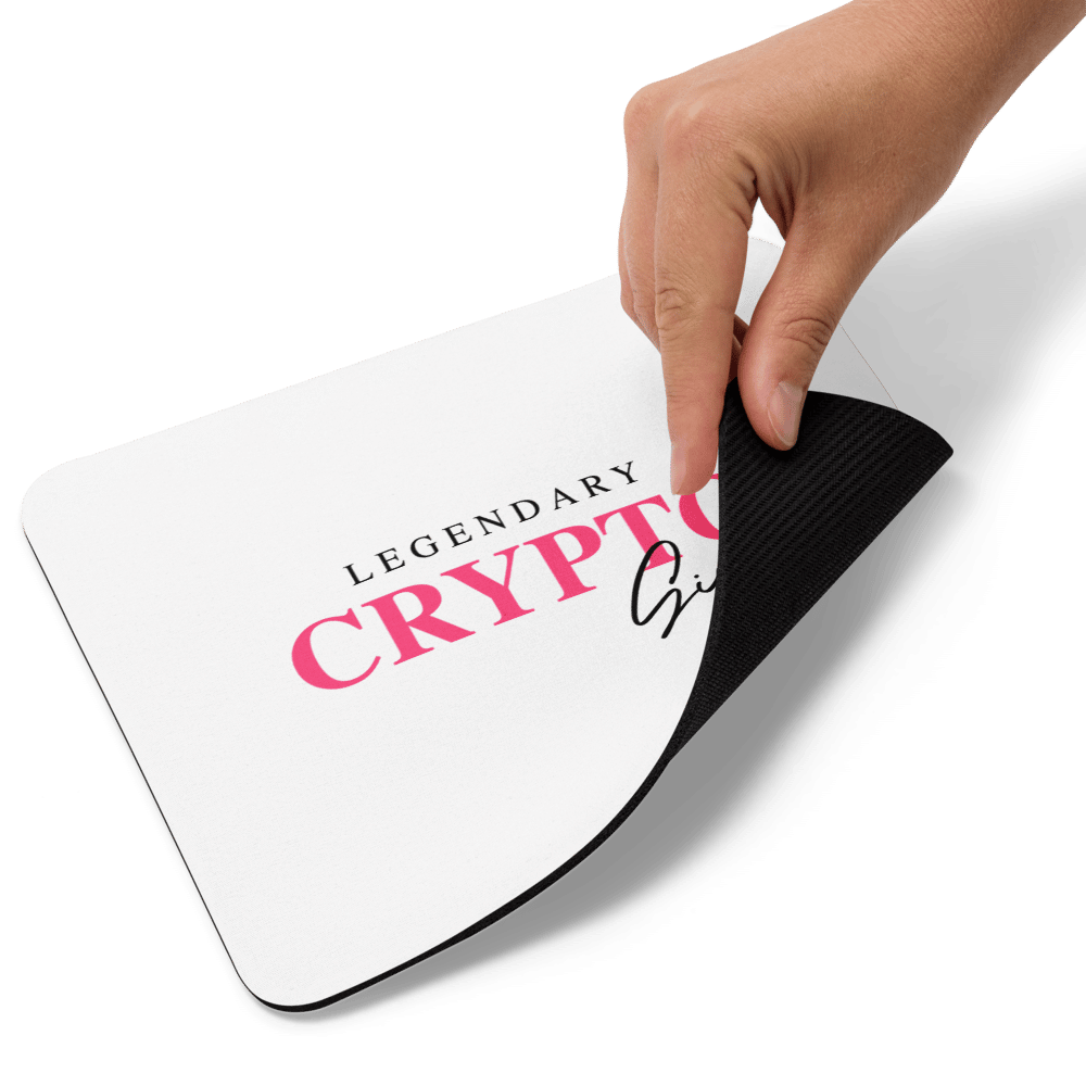 Legendary Crypto Girl Mouse Pad