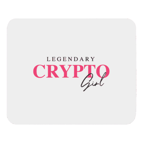 Legendary Crypto Girl Mouse Pad