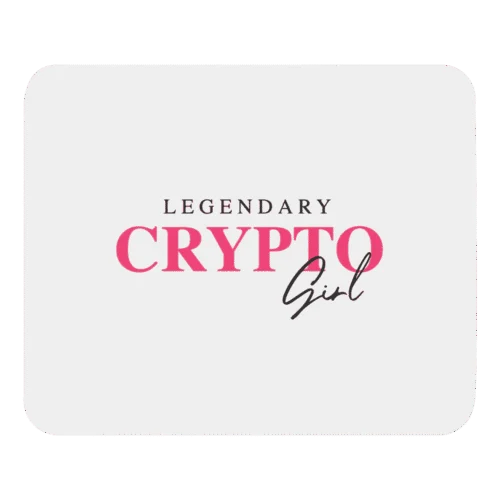 Legendary Crypto Girl Mouse Pad