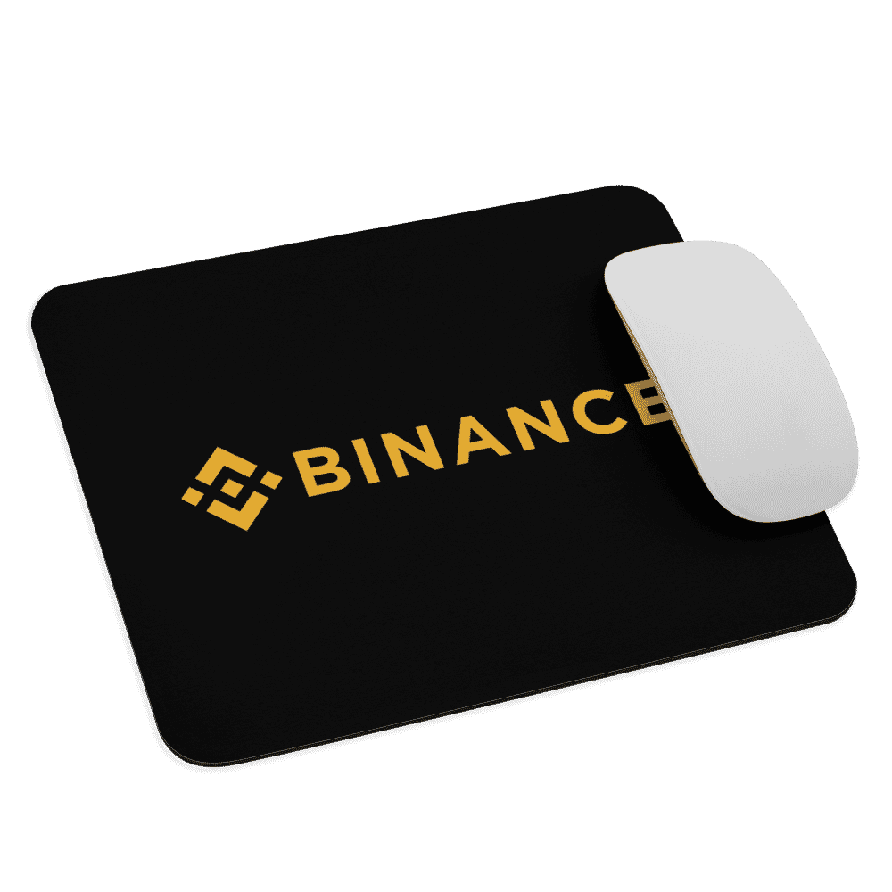mouse pad white front 618927138cdcd - Binance Mouse Pad