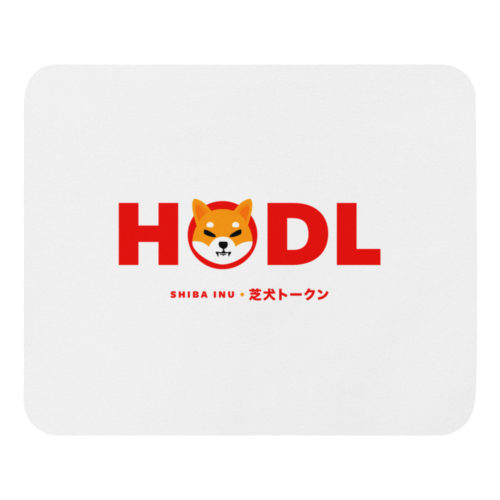 mouse pad white front 6189280bda673 - HODL Shiba Inu Mouse Pad