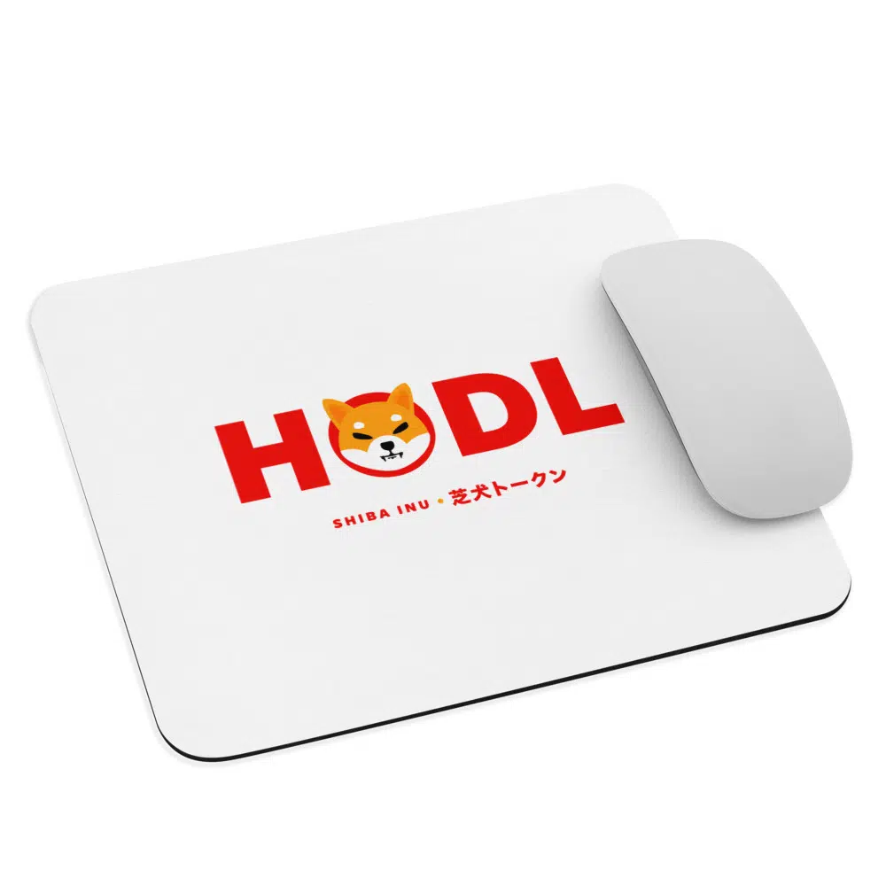 HODL Shiba Inu Mouse Pad - Image 3