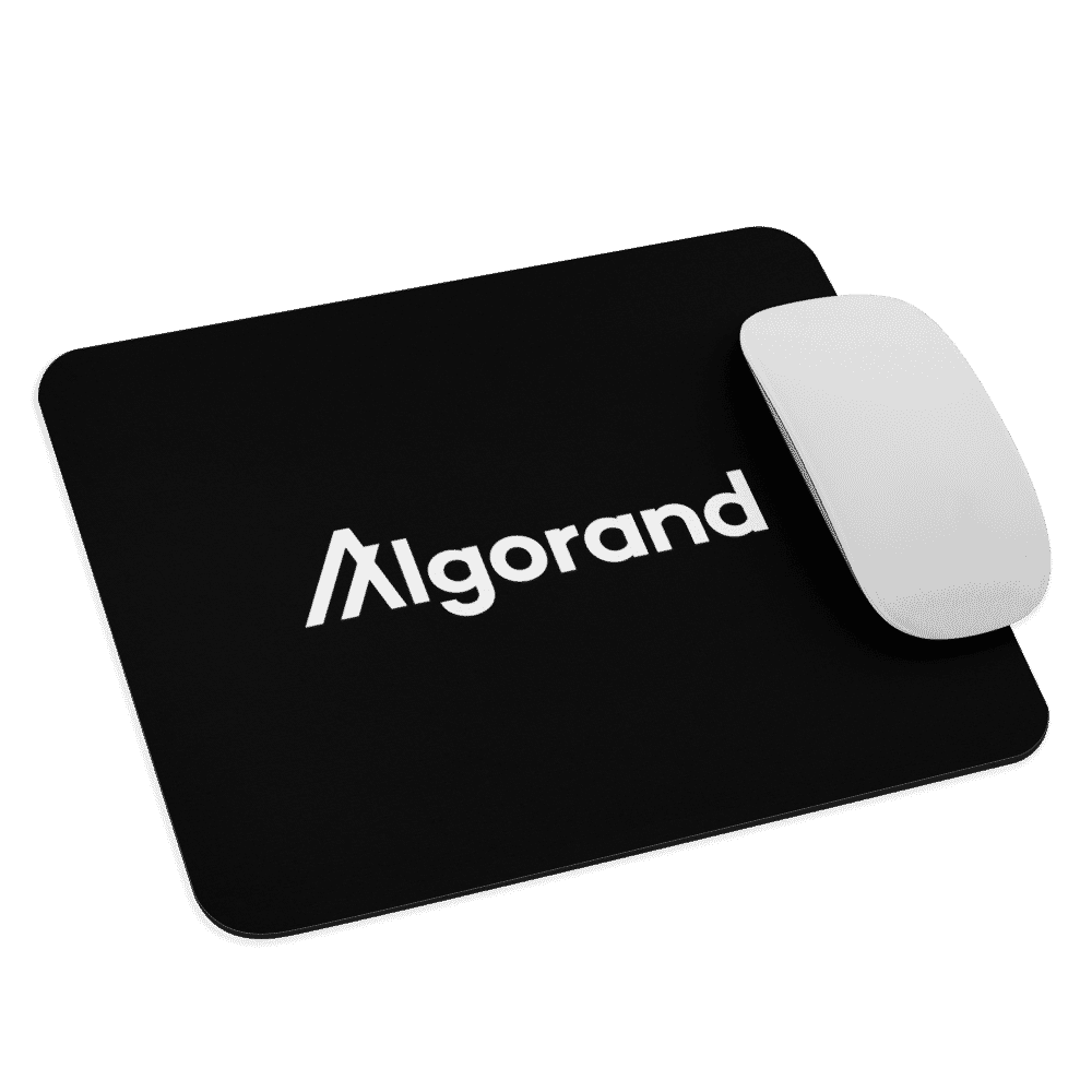 mouse pad white front 61892c1d40871 - Algorand Mouse Pad