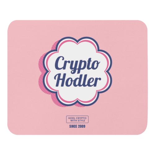 mouse pad white front 618931fdbad30 - Crypto Hodler x Pink Mouse Pad