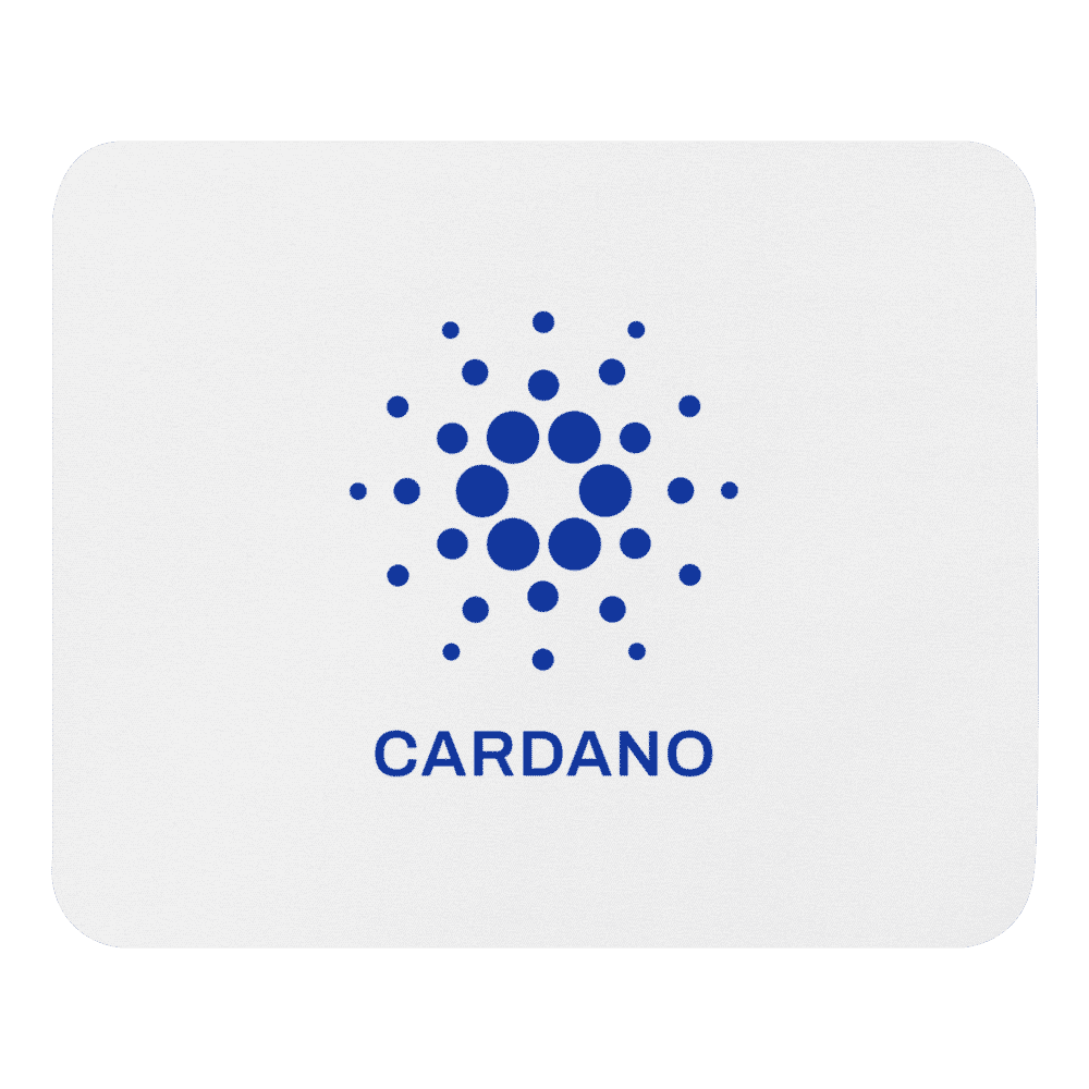 mouse pad white front 61894ced933d7 - Cardano Mouse Pad