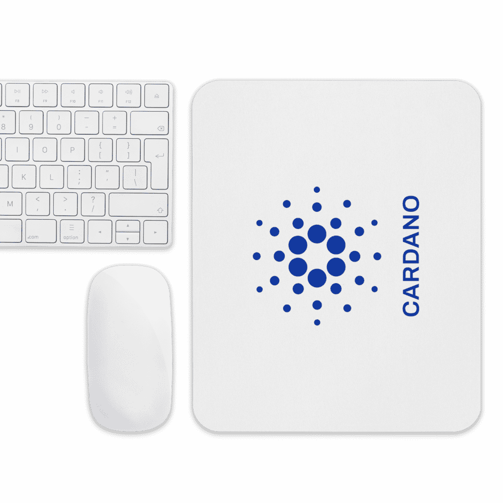 mouse pad white front 61894ced9349b - Cardano Mouse Pad