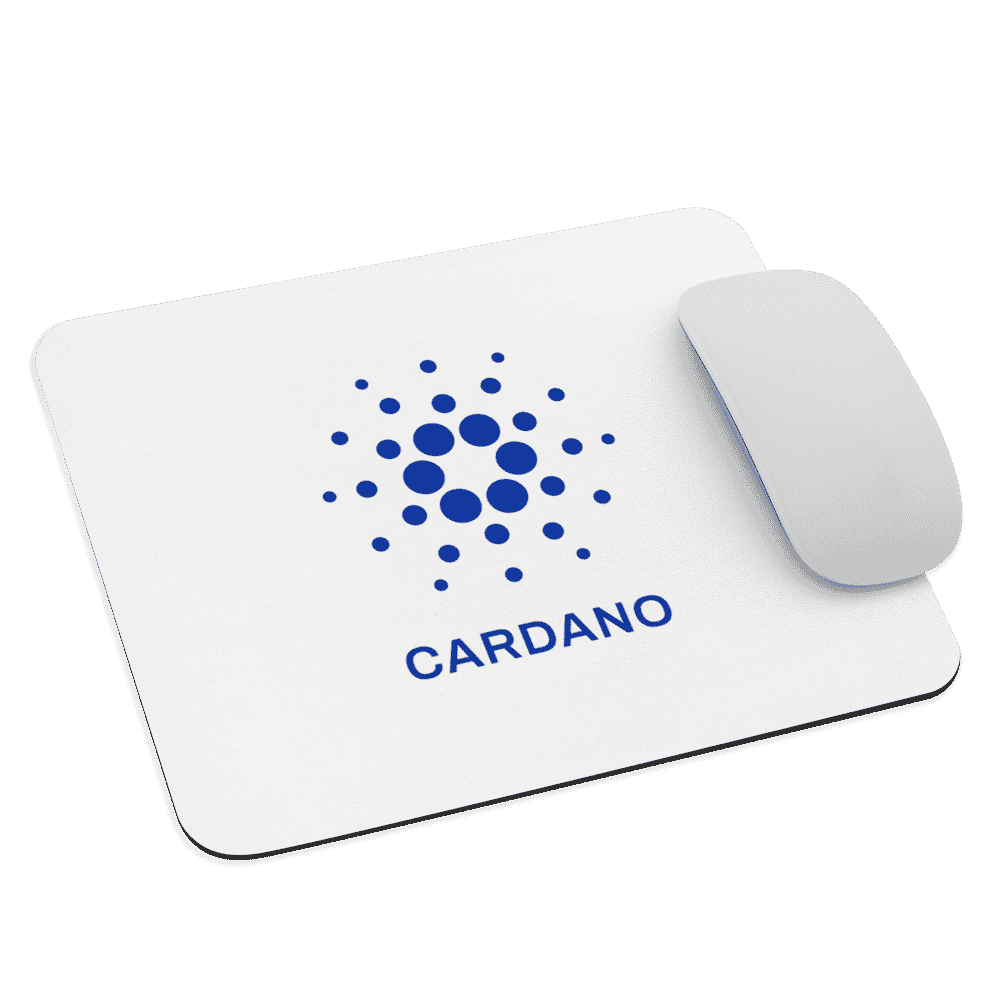 mouse pad white front 61894ced934fd - Cardano Mouse Pad
