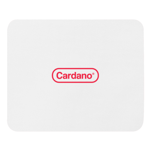 mouse pad white front 61894ef7f24bf - Cardano (RED) Mouse Pad
