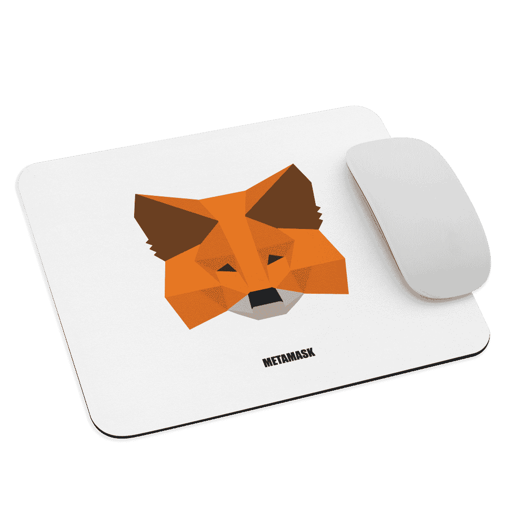 mouse pad white front 618956f9214a1 - MetaMask Mouse Pad