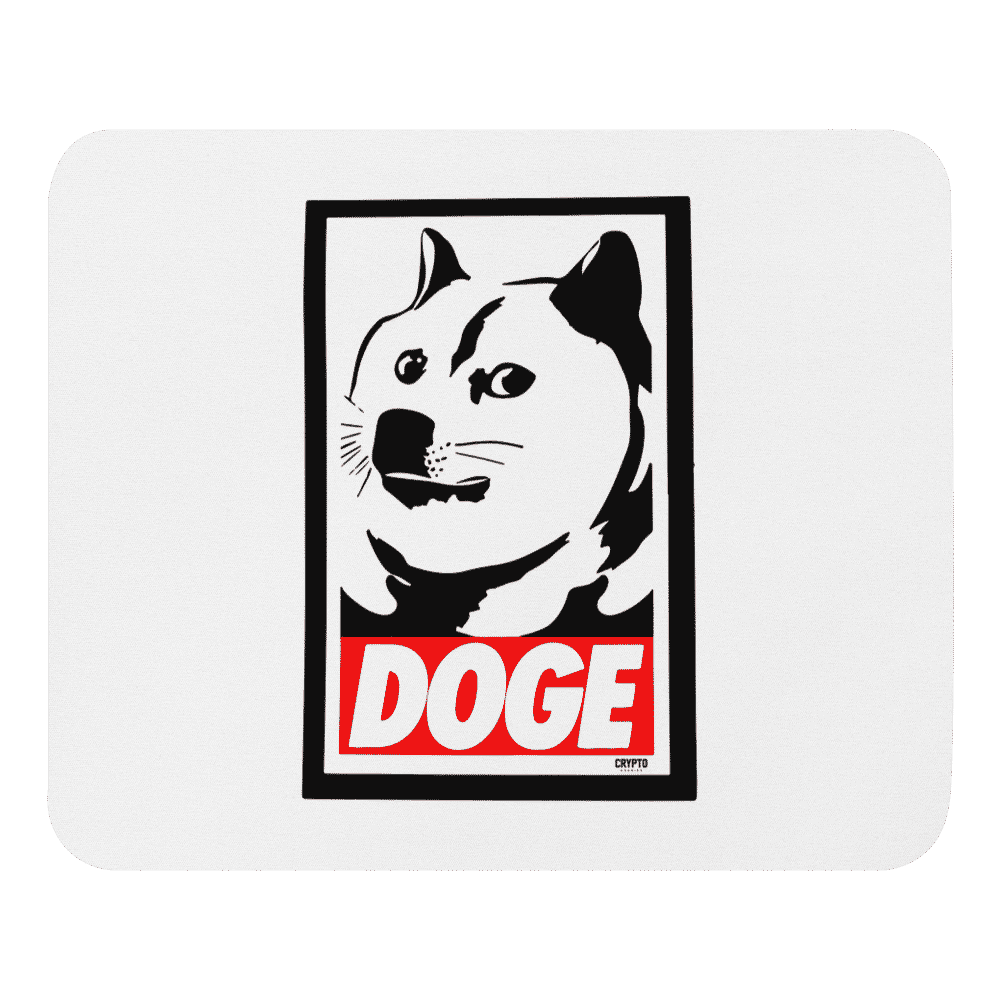 Doge Stencil Mouse Pad