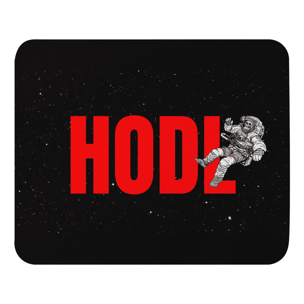 Astronaut x HODL Mouse Pad