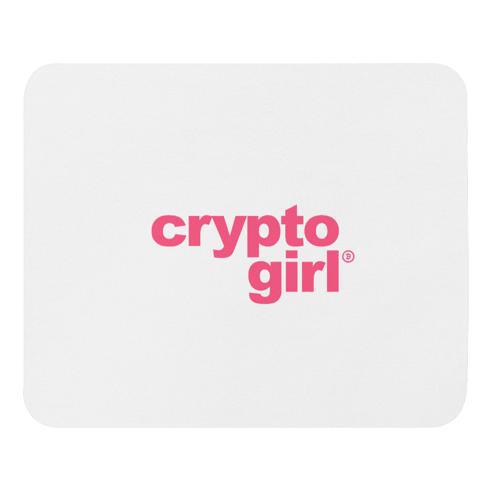 Crypto Girl Mouse Pad