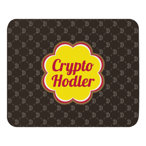 mouse pad white front 618977be48838 - Bitcoin Fashion x Crypto Hodler Mouse Pad