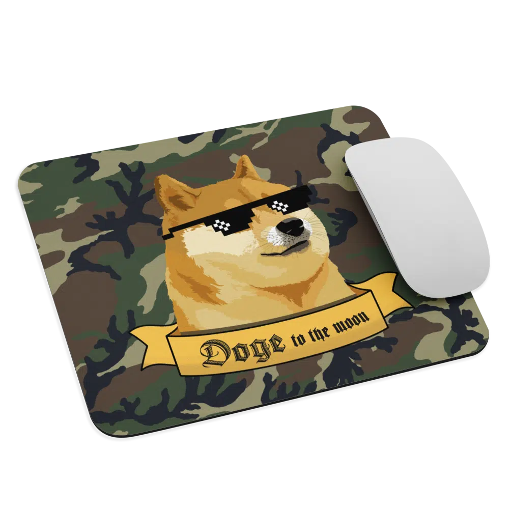 Doge to the Moon x Military Mouse Pad - Image 3