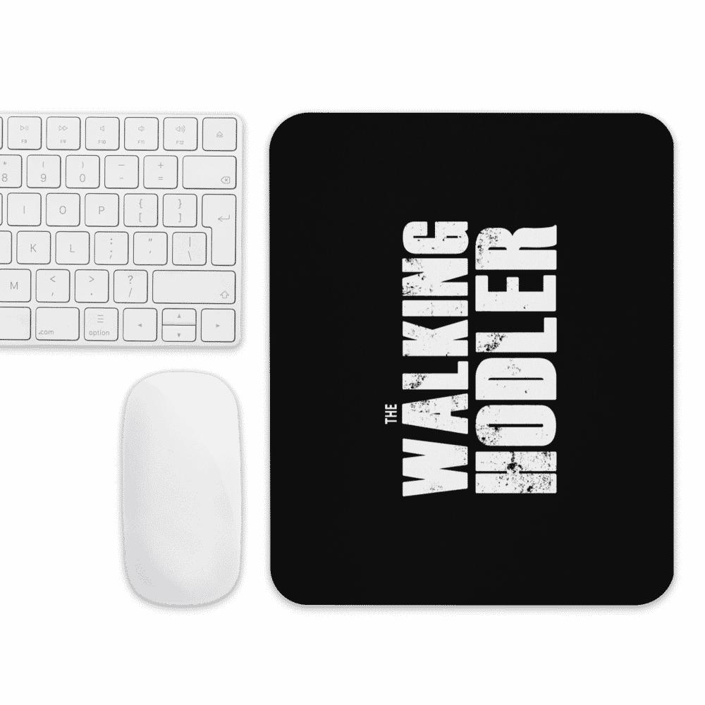 mouse pad white front 619591203a588 - The Walking Hodler Mouse Pad