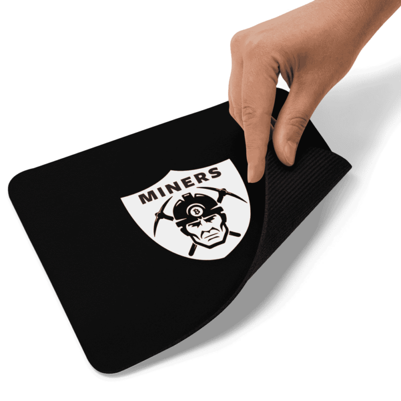 mouse pad white product details 618931385b846 - Crypto Miners Mouse Pad