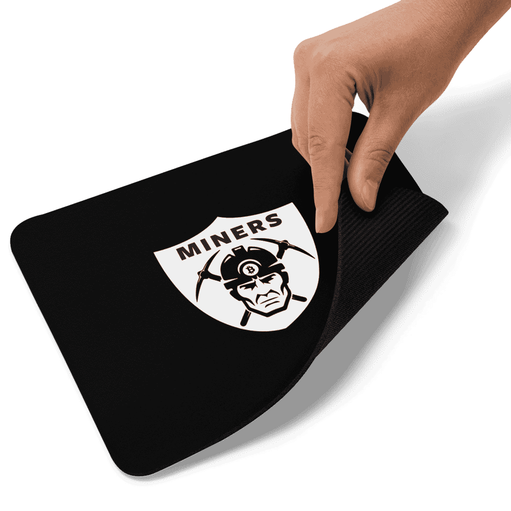 mouse pad white product details 618931385b846 - Crypto Miners Mouse Pad
