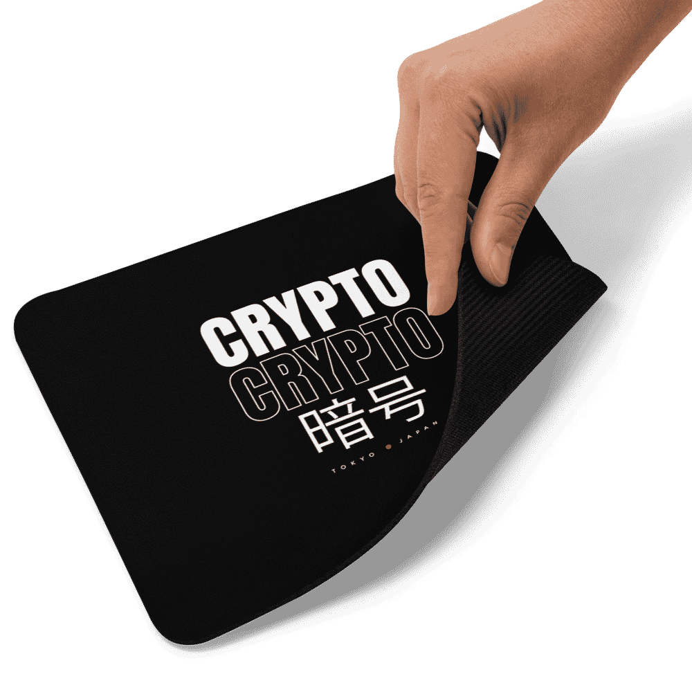 mouse pad white product details 61893521b3451 - Crypto x Tokyo Japan Mouse Pad