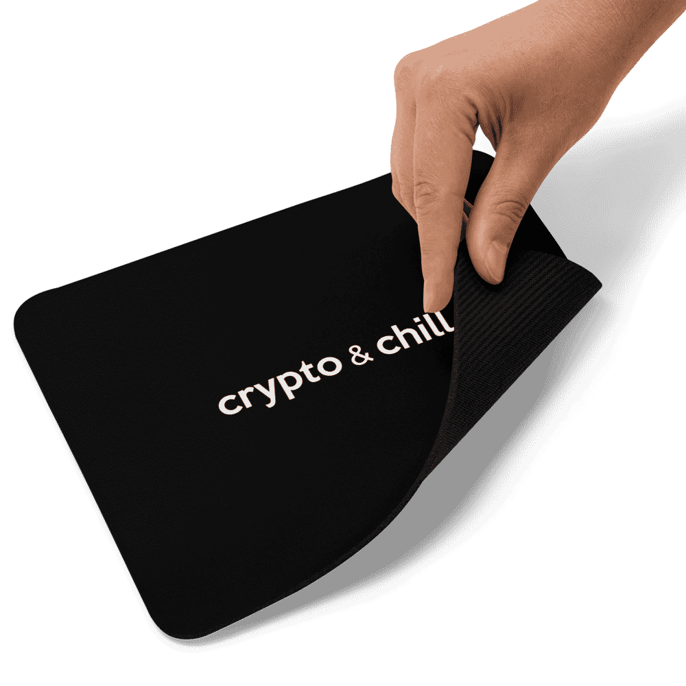 mouse pad white product details 6189371d1a7fa - Crypto & Chill Mouse Pad