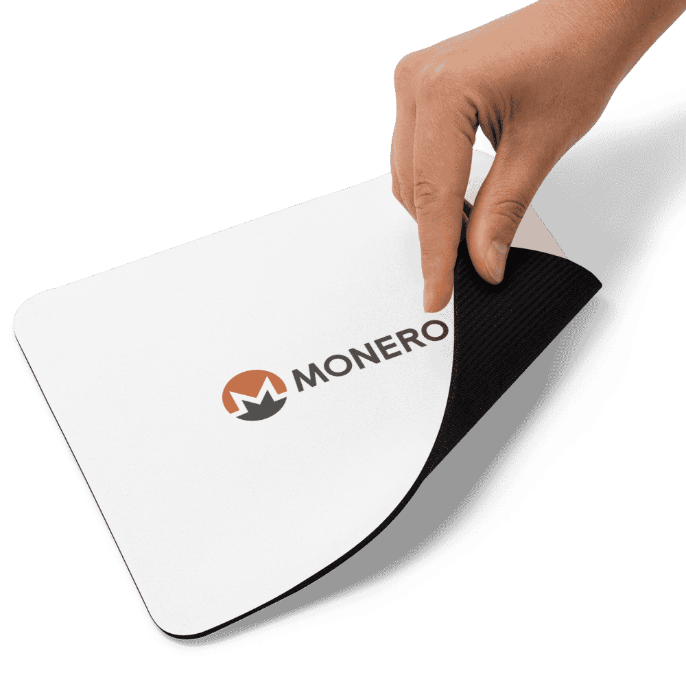 mouse pad white product details 61894bdbcafd7 - Monero Mouse Pad