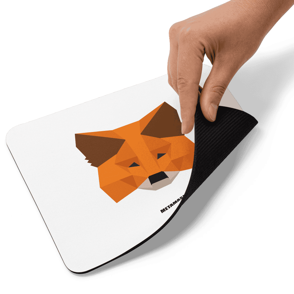 mouse pad white product details 618956f9214f7 - MetaMask Mouse Pad