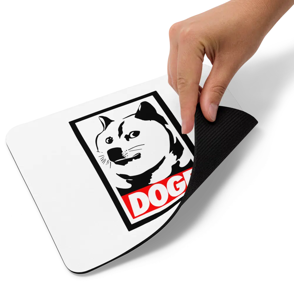 Doge Stencil Mouse Pad - Image 4