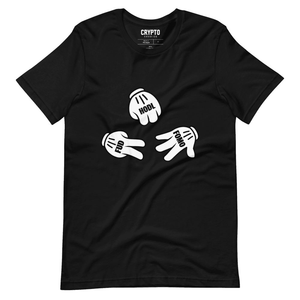 Paper Rock Scissors X Fomo Hodl Fud T-Shirt
