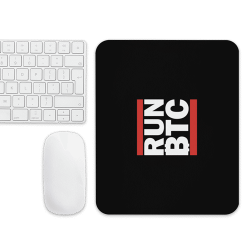 RUN BTC Mouse Pad