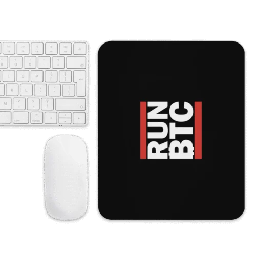 RUN BTC Mouse Pad