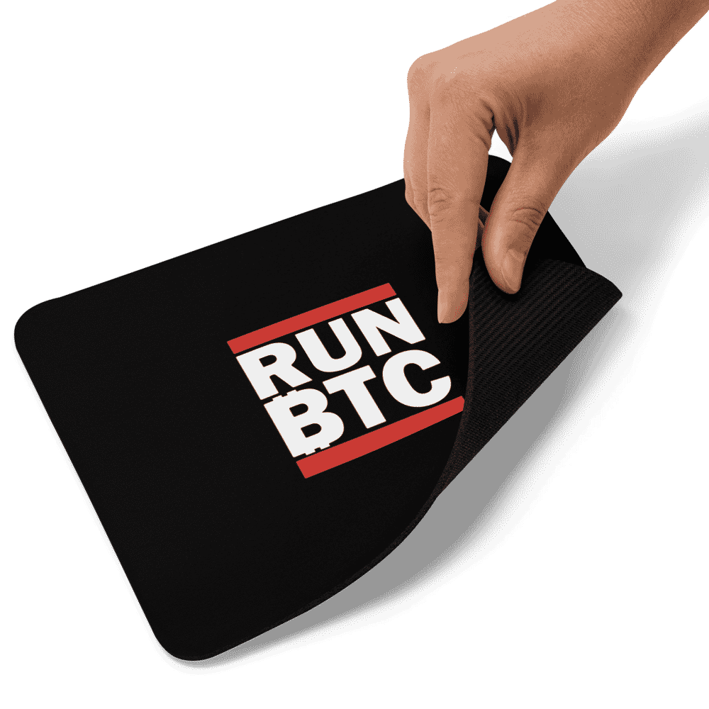 RUN BTC Mouse Pad